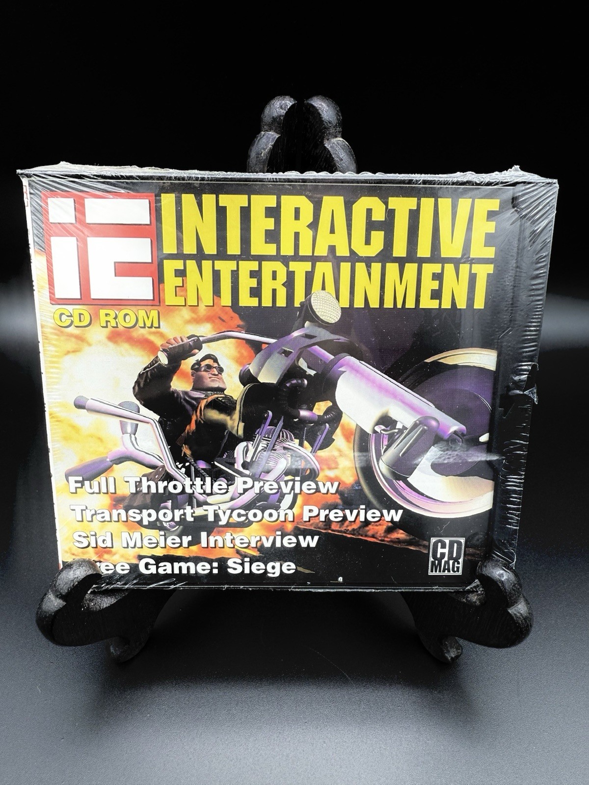 IE INTERACTIVE ENTERTAINMENT #7 1994 CD ROM FULL THROTTLE PREVIEW, Brand New