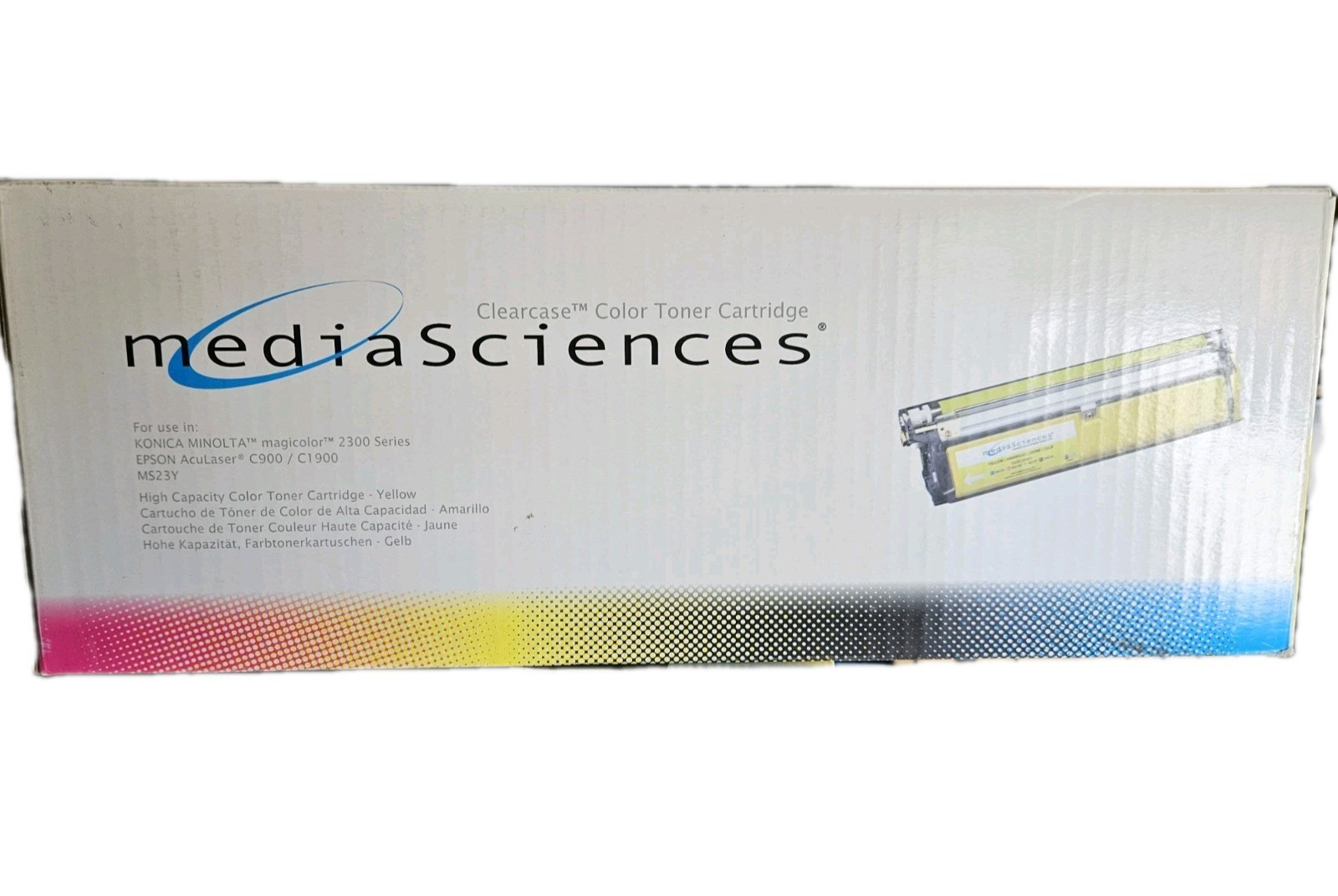 Media Sciences Clearcase MS23Y High Yield Toner Cartridge Yellow