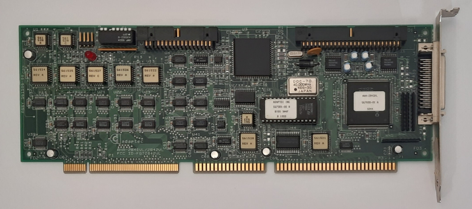 adaptec AHA-2842VL SCSI Floppy VLB Controller (1993, Retro)