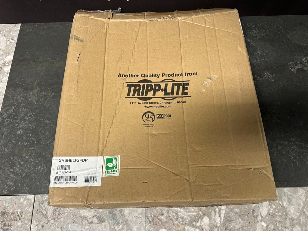Tripp Lite SRSHELF2PDP 2U Cantilever Rack Shelf 18" Deep Vented 19" 60lb Cap