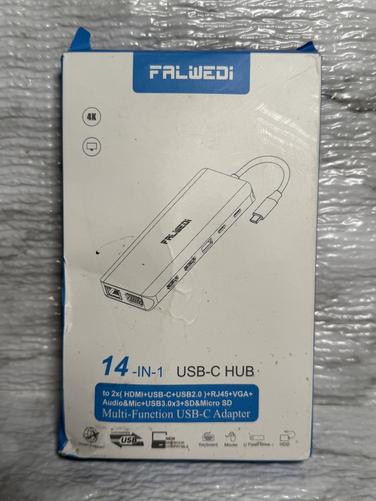 14 In 1 Usb C Hub Falwedi Multi Function Adapter.
