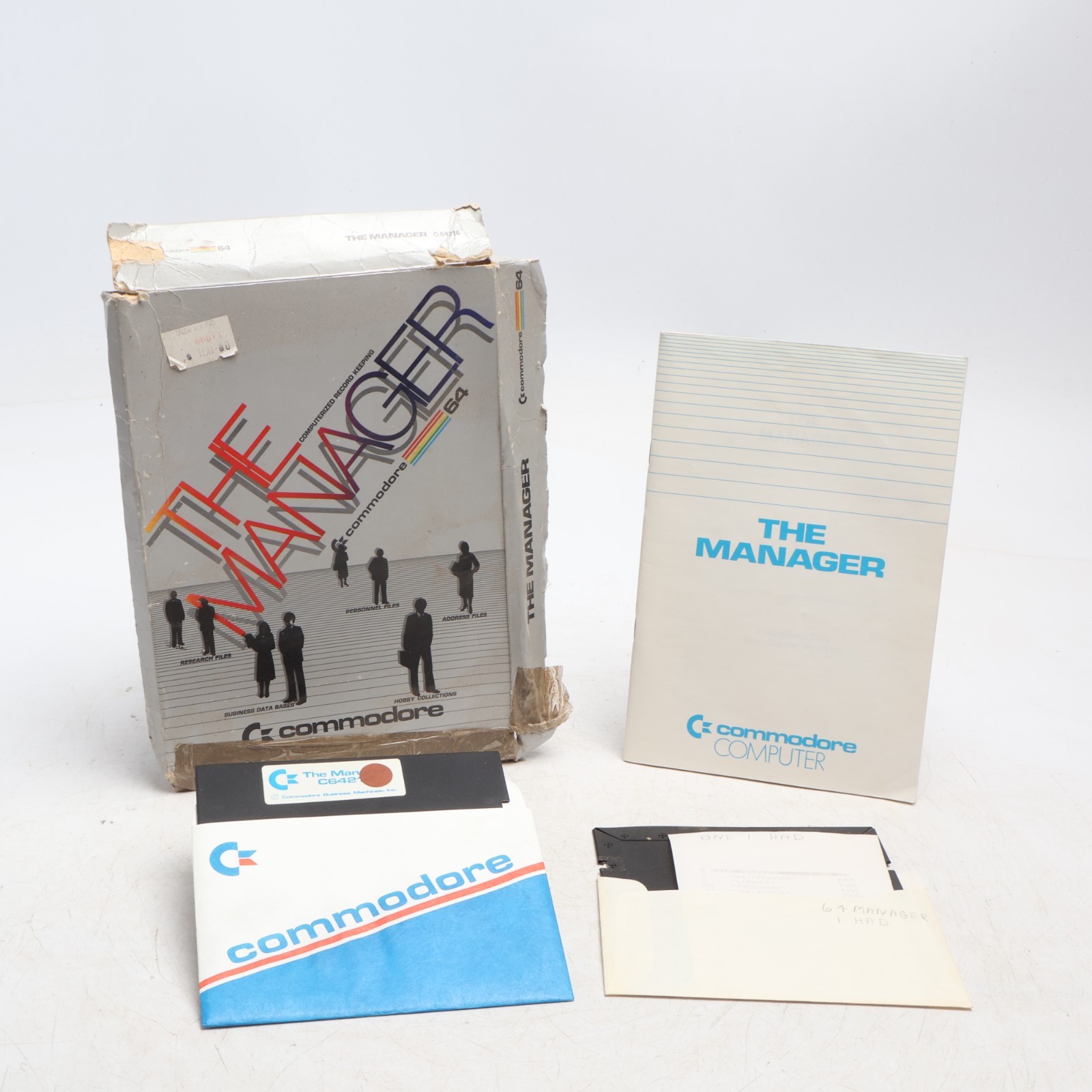 Vintage Commodore 64 The Manager Software (1983)