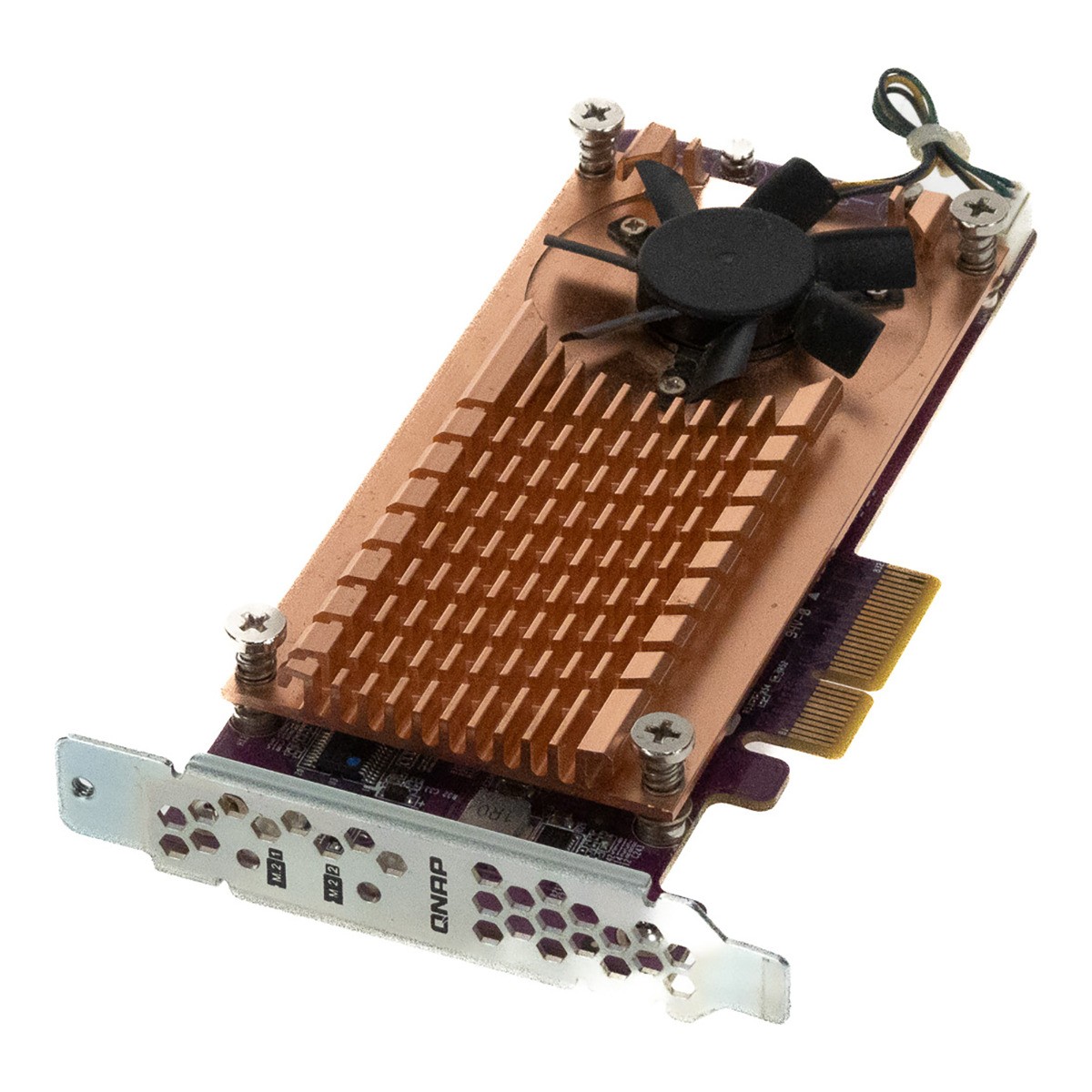 QNAP QM2-2P-244A Dual M.2 Controller PCIe Gen2 x4 LP 3-Year Warranty