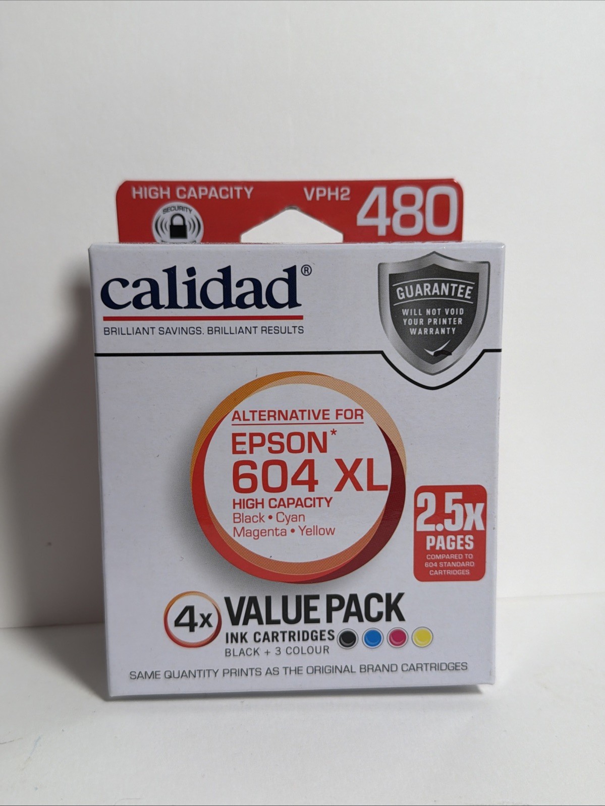 Calidad Alternative For Epson 604 XL Ink Cartridge 4 Value Pack