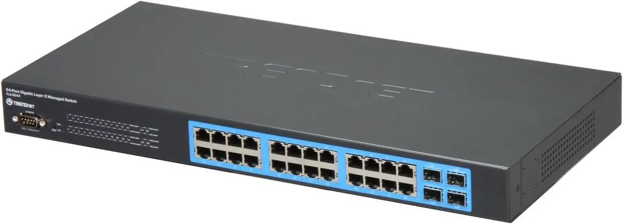 TRENDnet  (TL2-G244) 24-Ports L2 Managed Rack-Mountable Switch