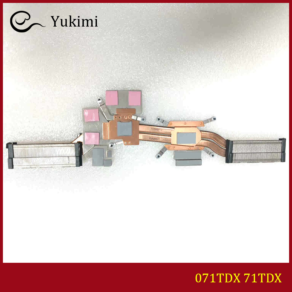 071TDX FOR DELL Inspiron 7590 7591 Gold Laptop Heatsink Cooling Fan