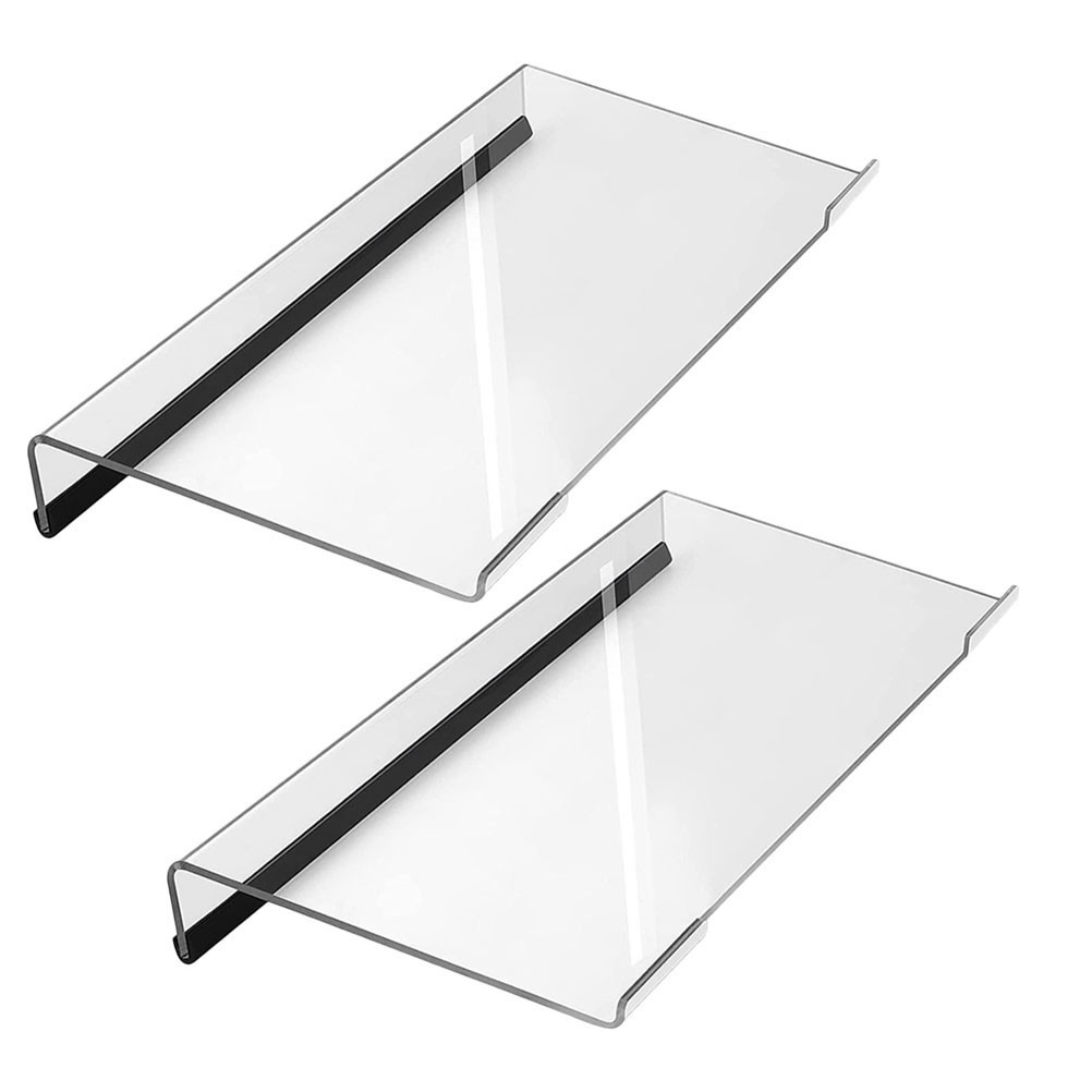 Reusable Acrylic Keyboard Display Stand with Smooth Edges and Stable Support