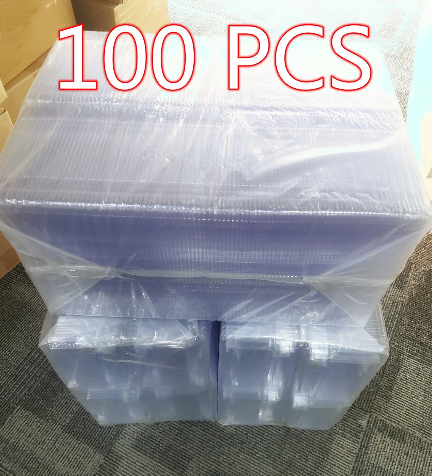 100PCS intel PCI-E network cards CLAMSHELL case for X520-DA2 X540-T2 X550-T2