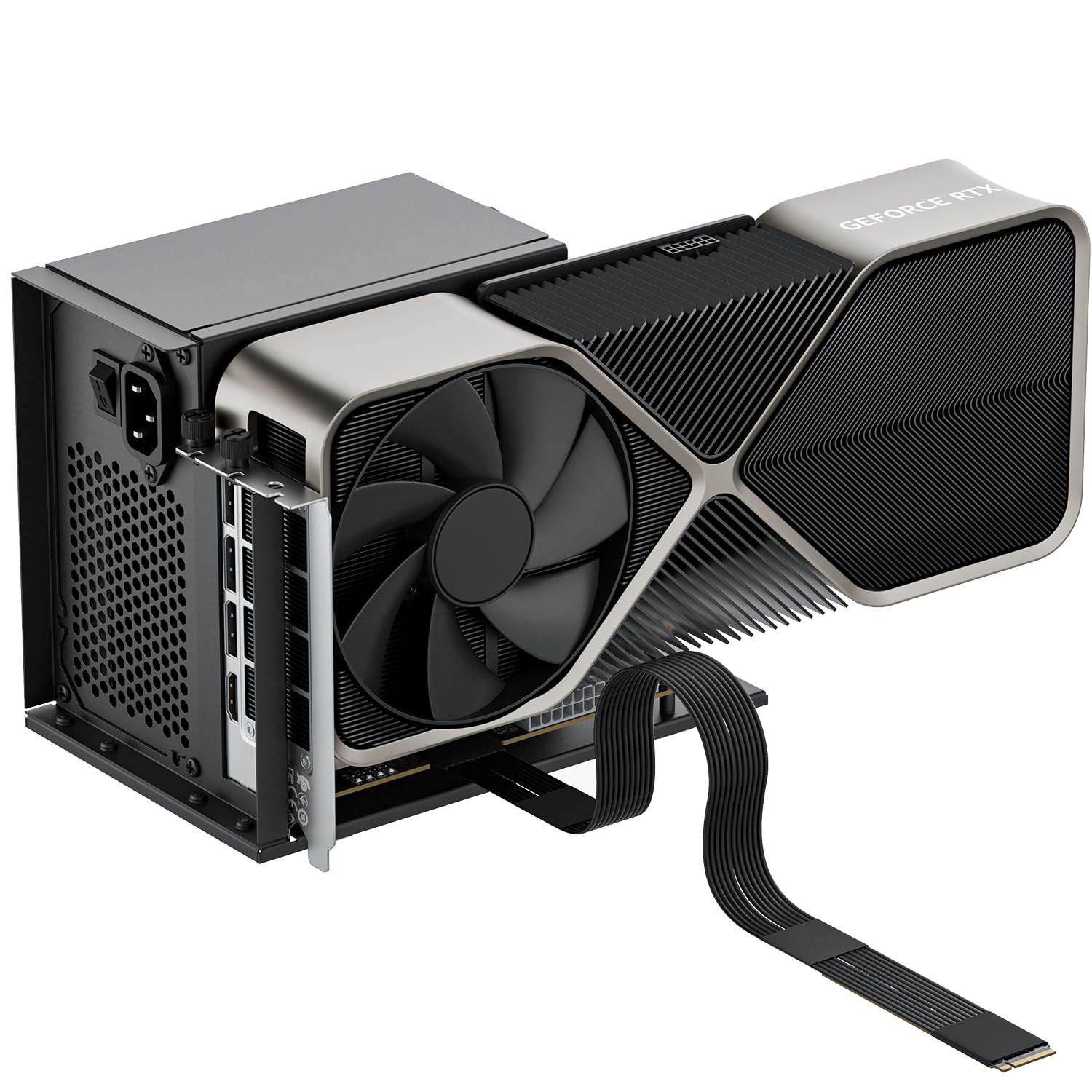 OwlTree PCIe 5.0 x4 128Gbps eGPU Dock, for 50 Series Graphics Cards, M.2...