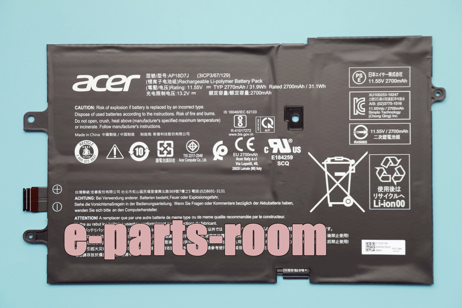 Genuine AP18D7J Batteryfor Acer Swift SF714-52T SF714-52T-71JW SF714-52T-74AT