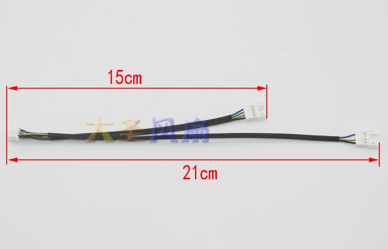 1PC Graphics Card 4P 1/2 Graphics Card 4P1 Bracket 2 Adapter Cable 15/21cm ==