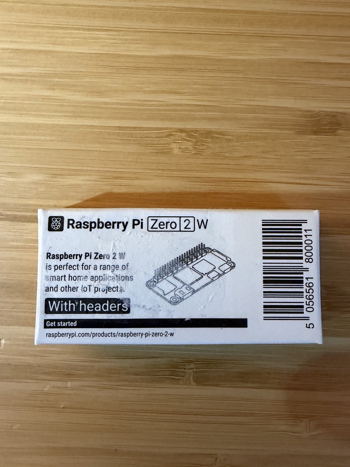 Raspberry Pi Zero 2 W with Headers (WH) – Brand New