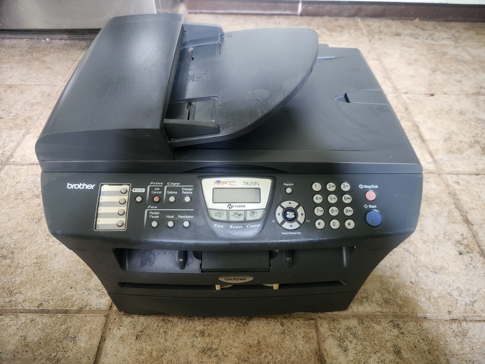 Brother MFC-7820N Monochrome Laser Printer Scanner Copier Fax Machine