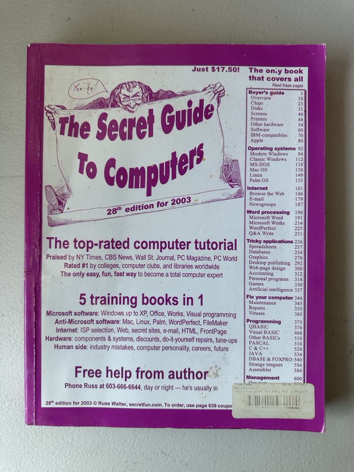 The Secret Guide to Computers 28th Edition 2003 Russ Walter