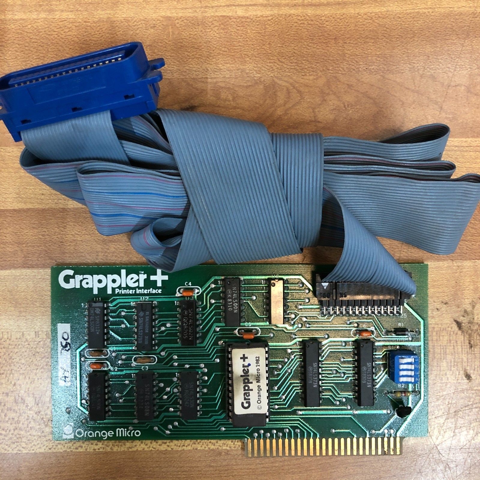 Grappler+ Plus Printer Interface w/Cable Orange Micro - Apple IIe/PLUS Computers