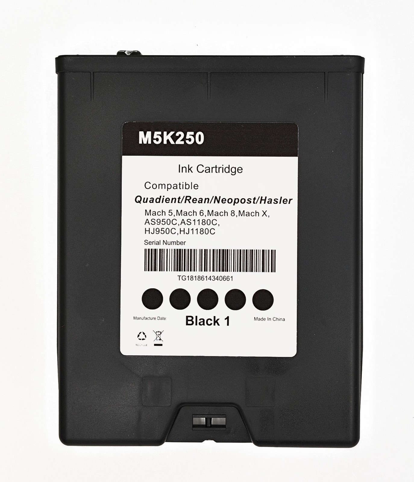Quadient Compatible Memjet M5K250-N | Memjet Ink Compatible High Capacity Tank f