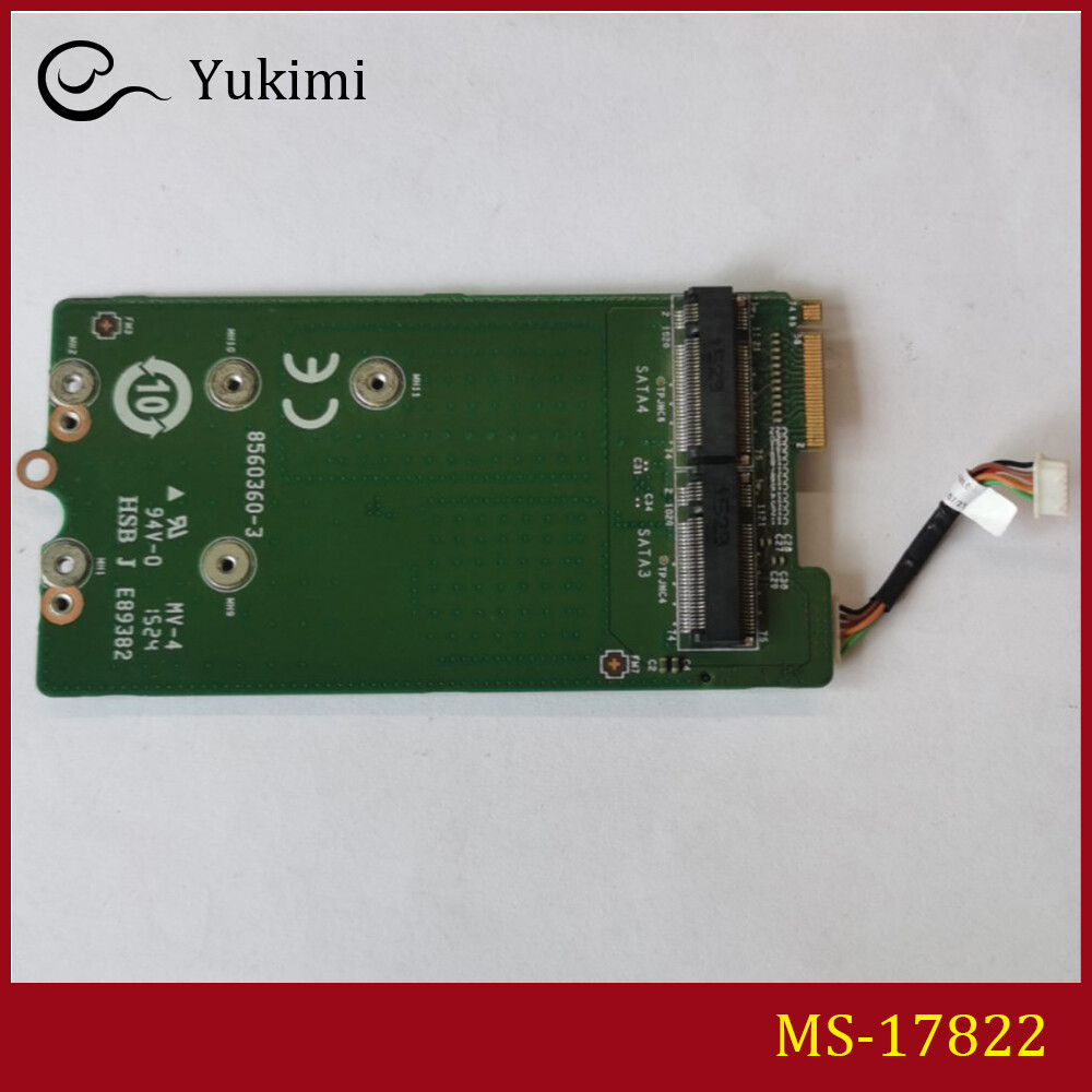 MS-17822 FOR MSI GT72 GT72S PCIE RAID Hard Disk Small Board with Cable 4 Port
