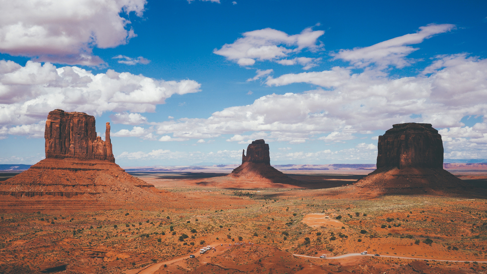 Landscape desert monument valley shadow Custom Gaming Mat Desk