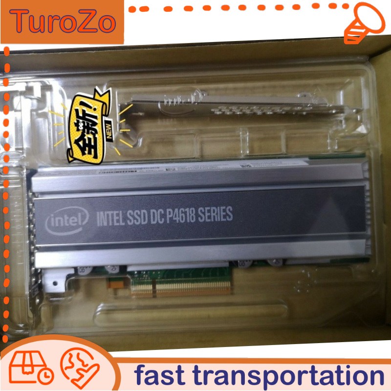 064t8mlc 6.4TB INTEL P4618 SSD DC PCIE CARD SSDPECKE064T8 8.76PBW NVME New