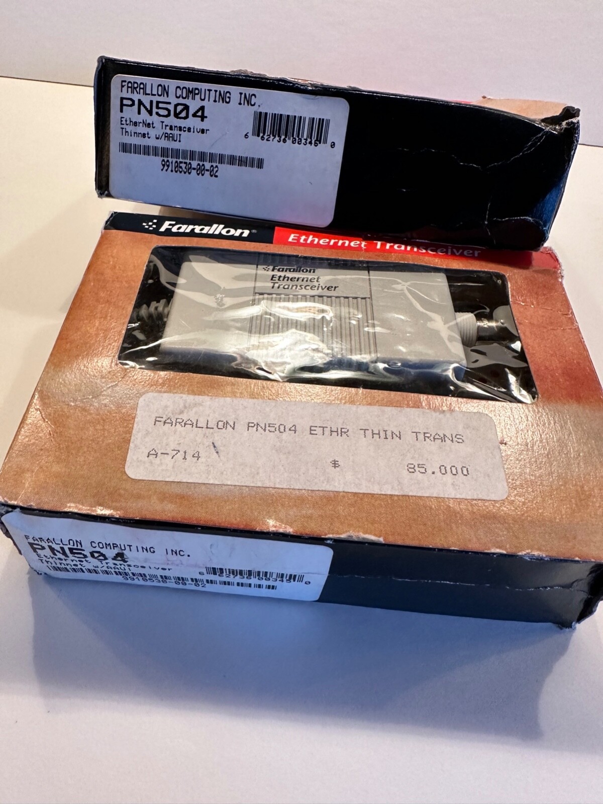 Farallon PN504 Ethernet Transceiver in Original Box