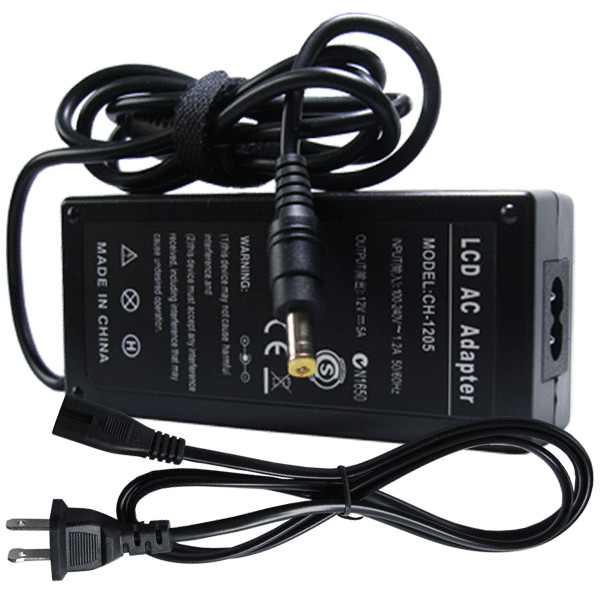 AC Adapter For Sceptre C305B-200UN C305W-2560UN LED Monitor Power Supply Cord