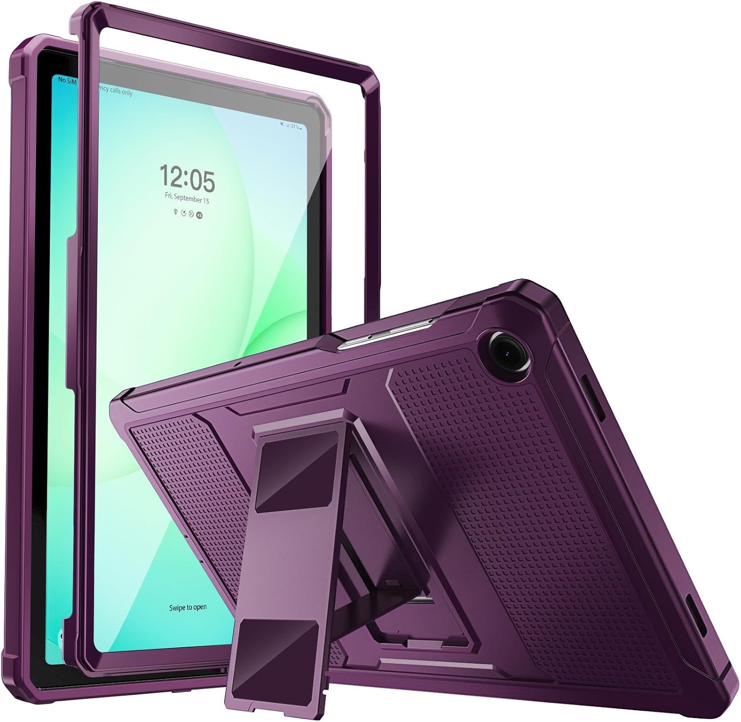 Case for Galaxy Tab A11 Plus/A9 Plus 11-Inch 2026/2024, Shockproof with Stand