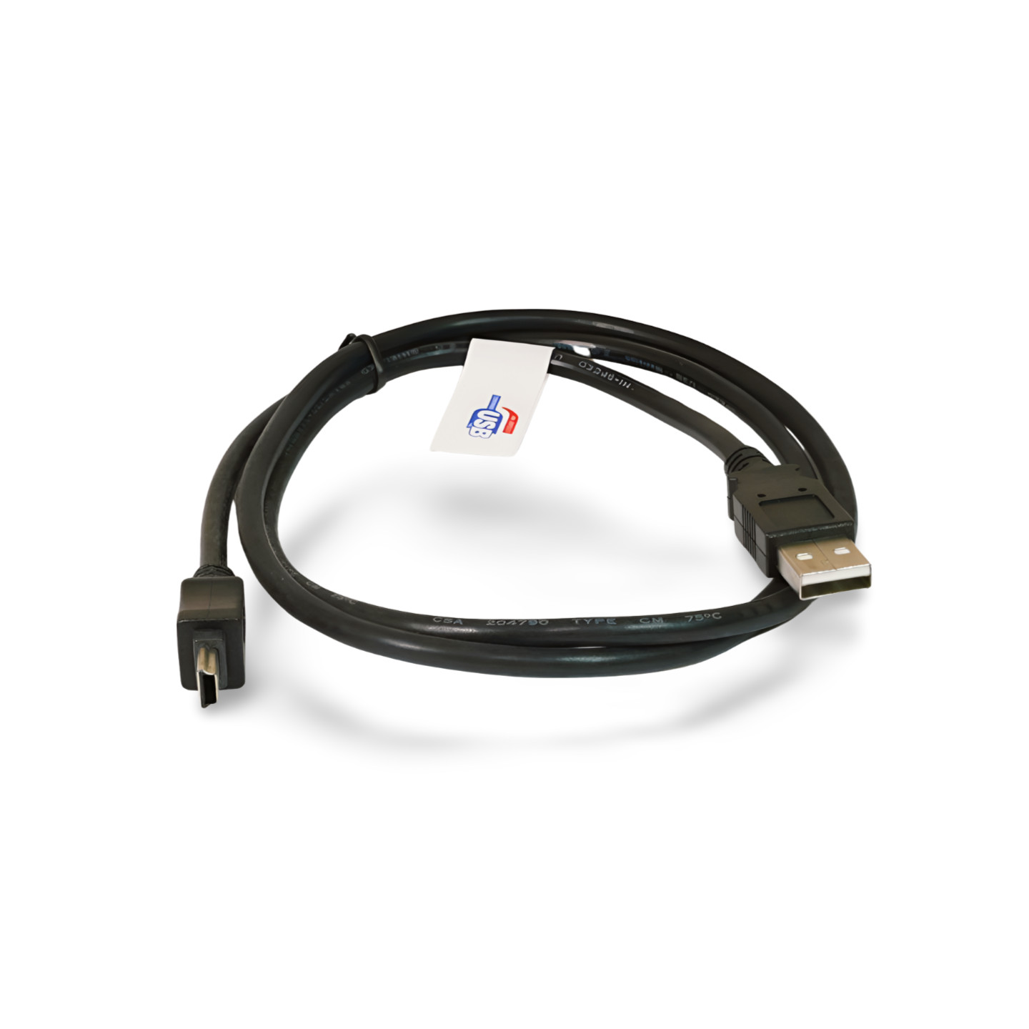 3ft USB Type A to Mini B 5 Pin Cable - Black