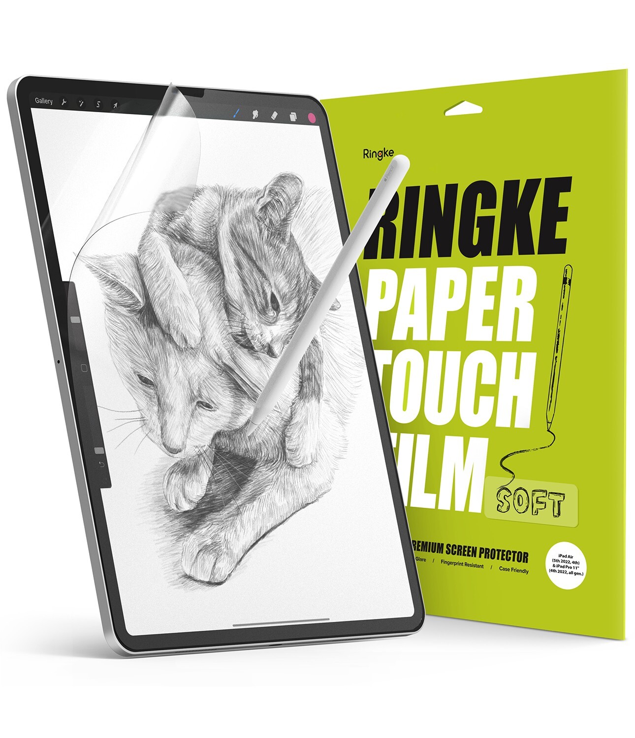 For iPad Air 5 / Air 4 / iPad Pro 11" Screen Protector Ringke [Paper Film] 2 PK