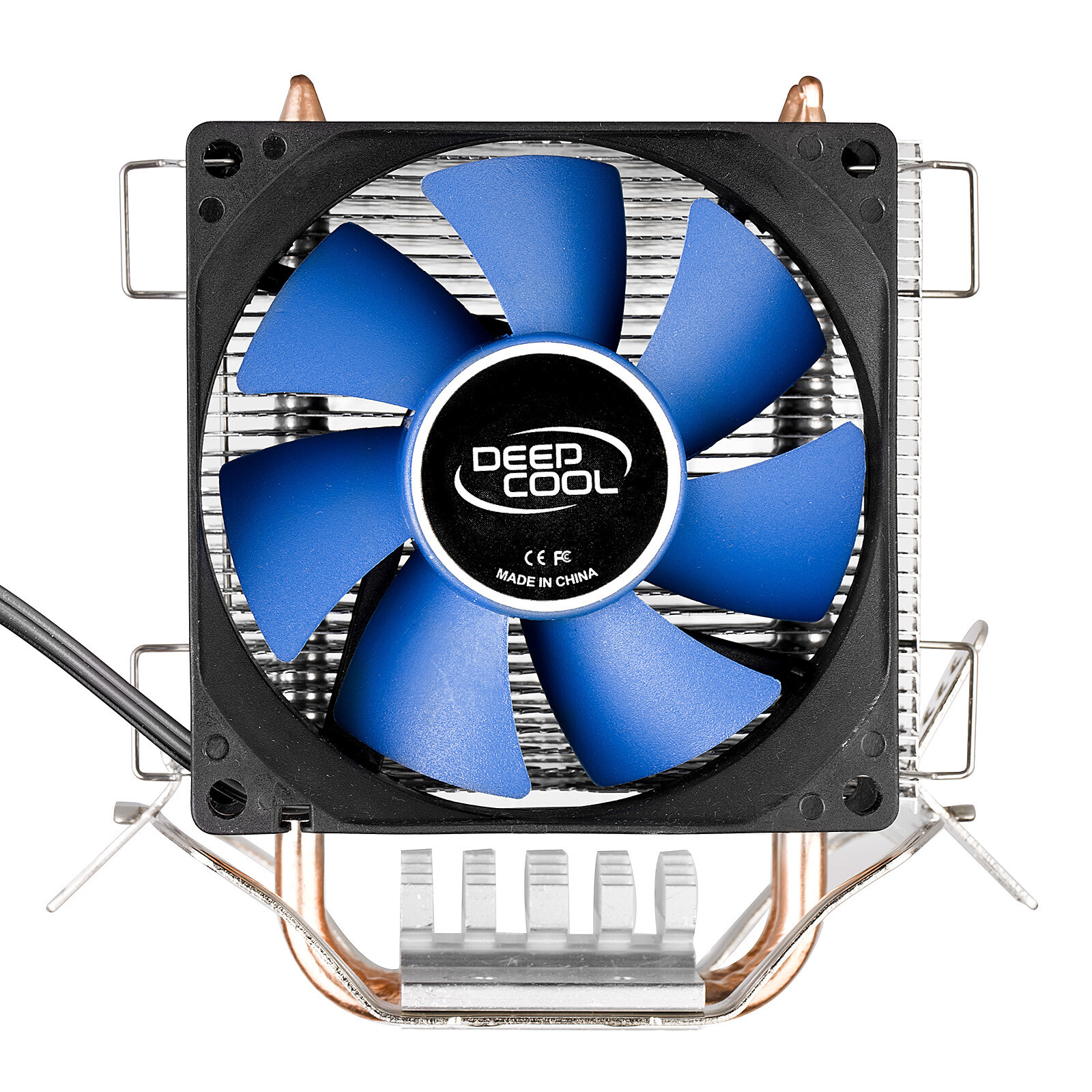 80mm CPU Fan LGA1156 1155 FM1 AM2 AM3 Aluminum Heat Sink Dual Copper Pipe Cooler