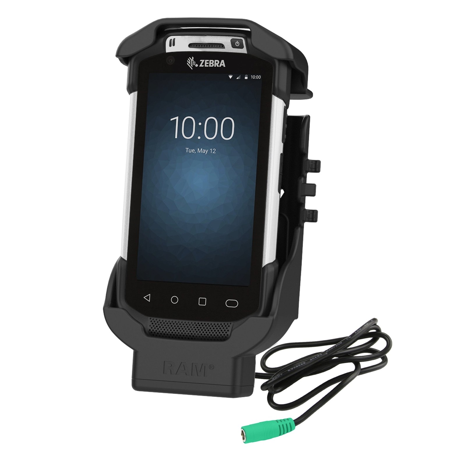 RAM-HOL-ZE7-2U RAM® Form-Fit Powered Dock for Zebra TC70, 72, 75 & 77