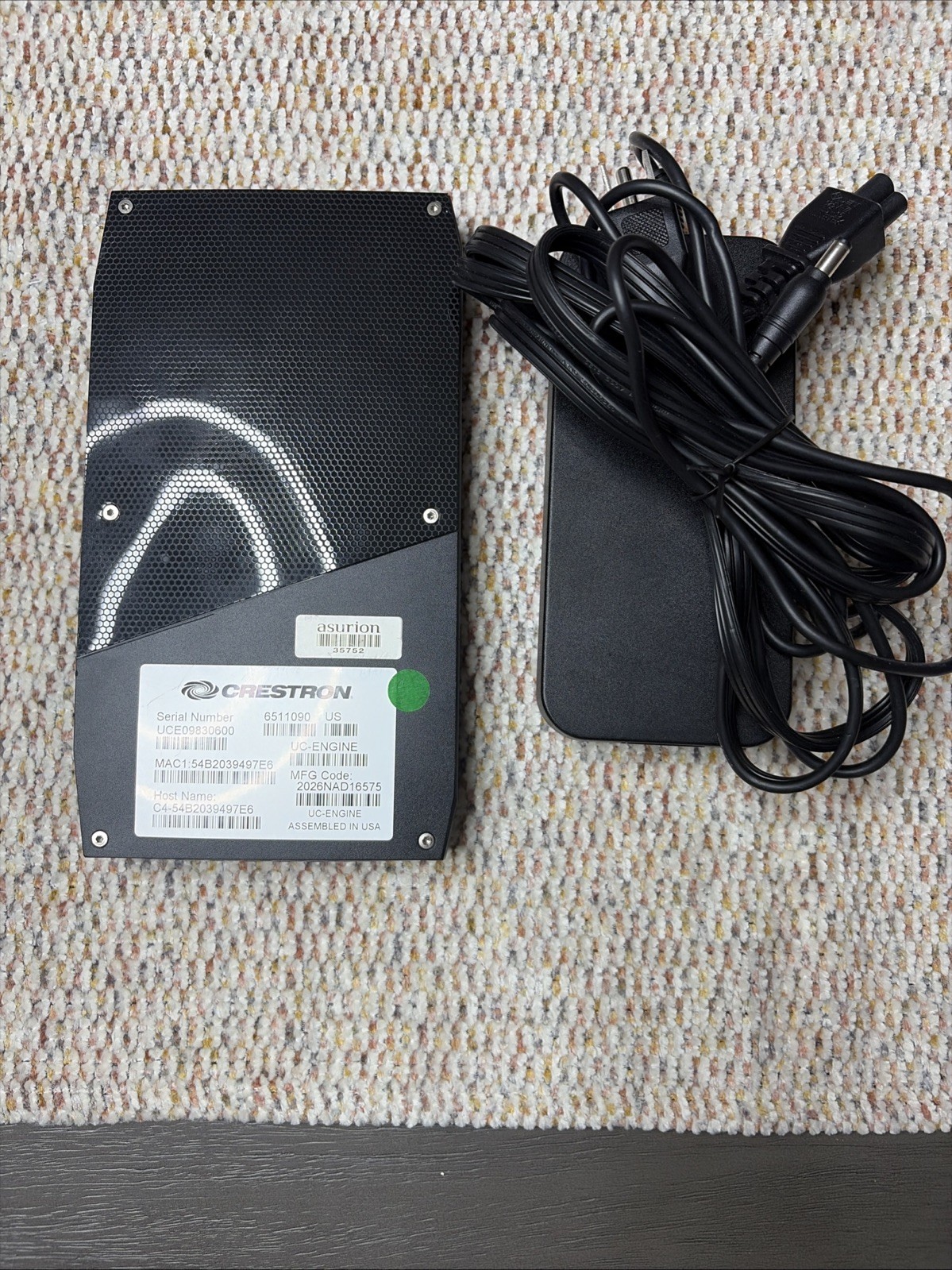 Crestron UC-Engine Intel NUC NUC6i7KYK Core i7-6770HQ 2.6GHz 8GB w/ Adapter