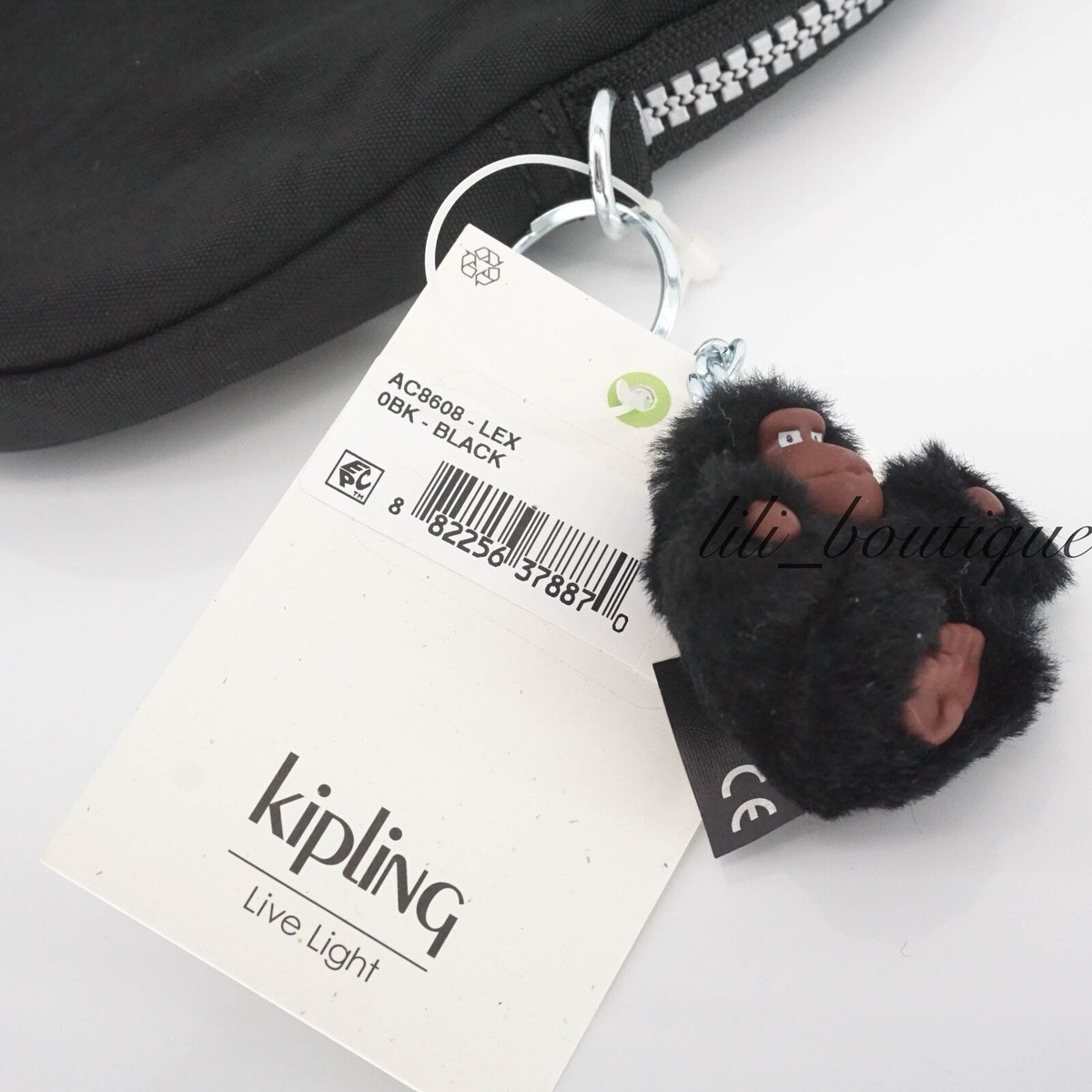 Kipling Lex Tablet Case Accessory Pouch Black