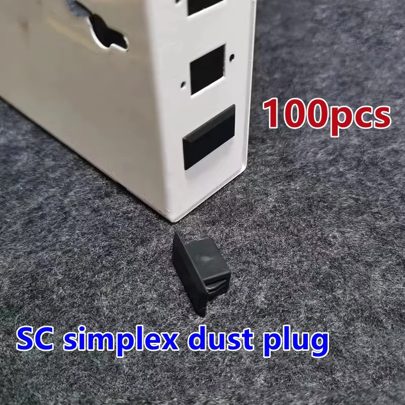 Dust Plug 100pcs 1000pcs FC/SC/ST Optical Fiber Terminal Box Adapter Dust Cover