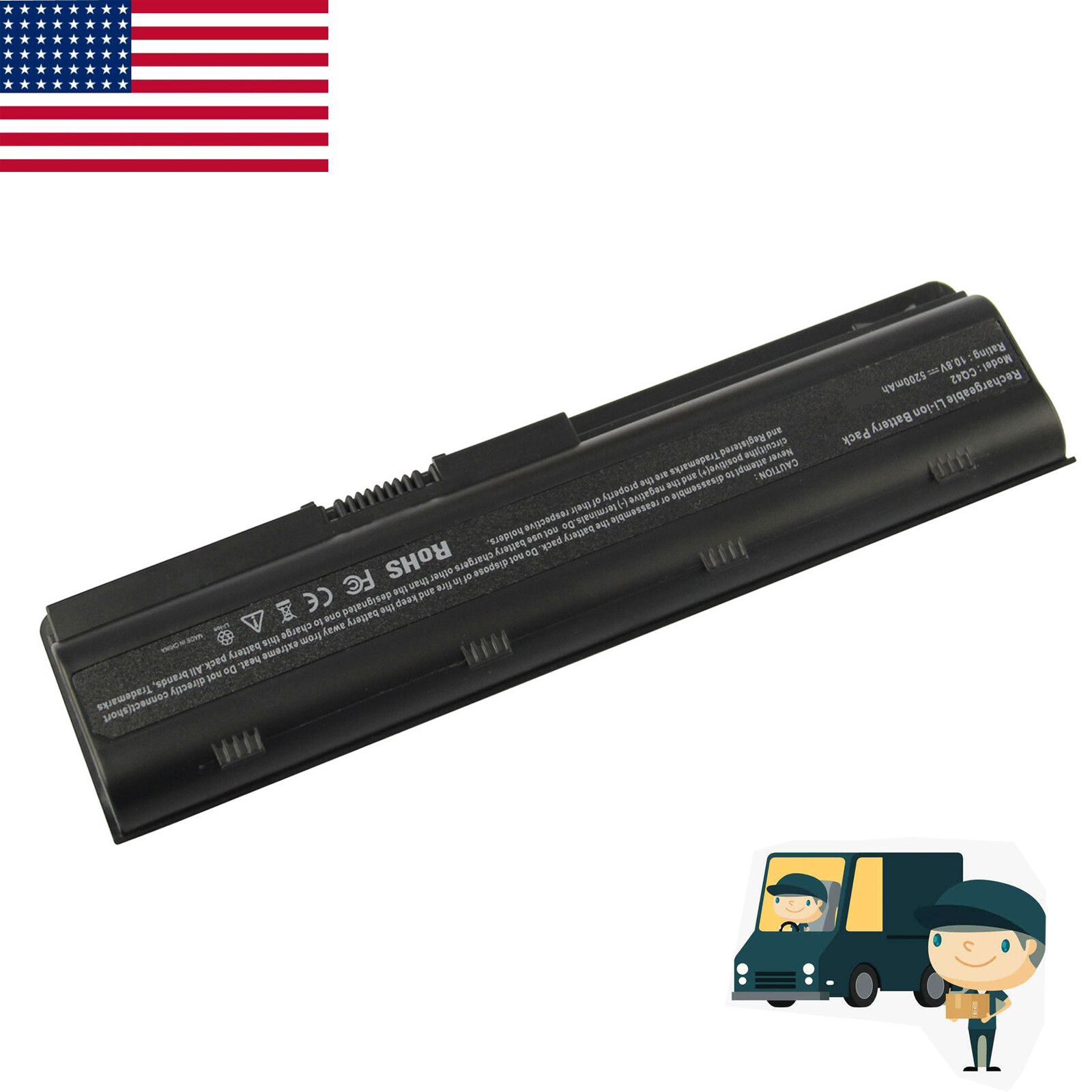Laptop Battery For HP Pavilion DM4-3050US DM4-3052NR DM4-3055DX 6Cell 5200mAh