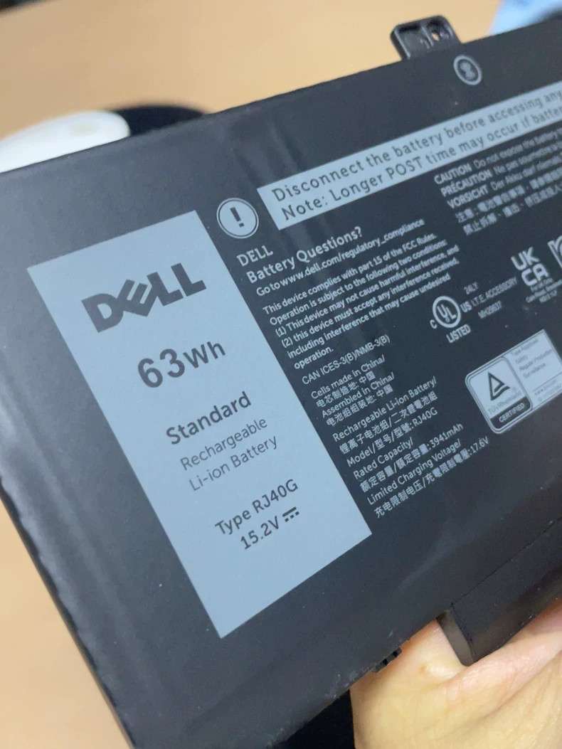 Genuine OEM RJ40G Battery For Dell Latitude 14 5420 5520 Precision 15 3560 63Wh