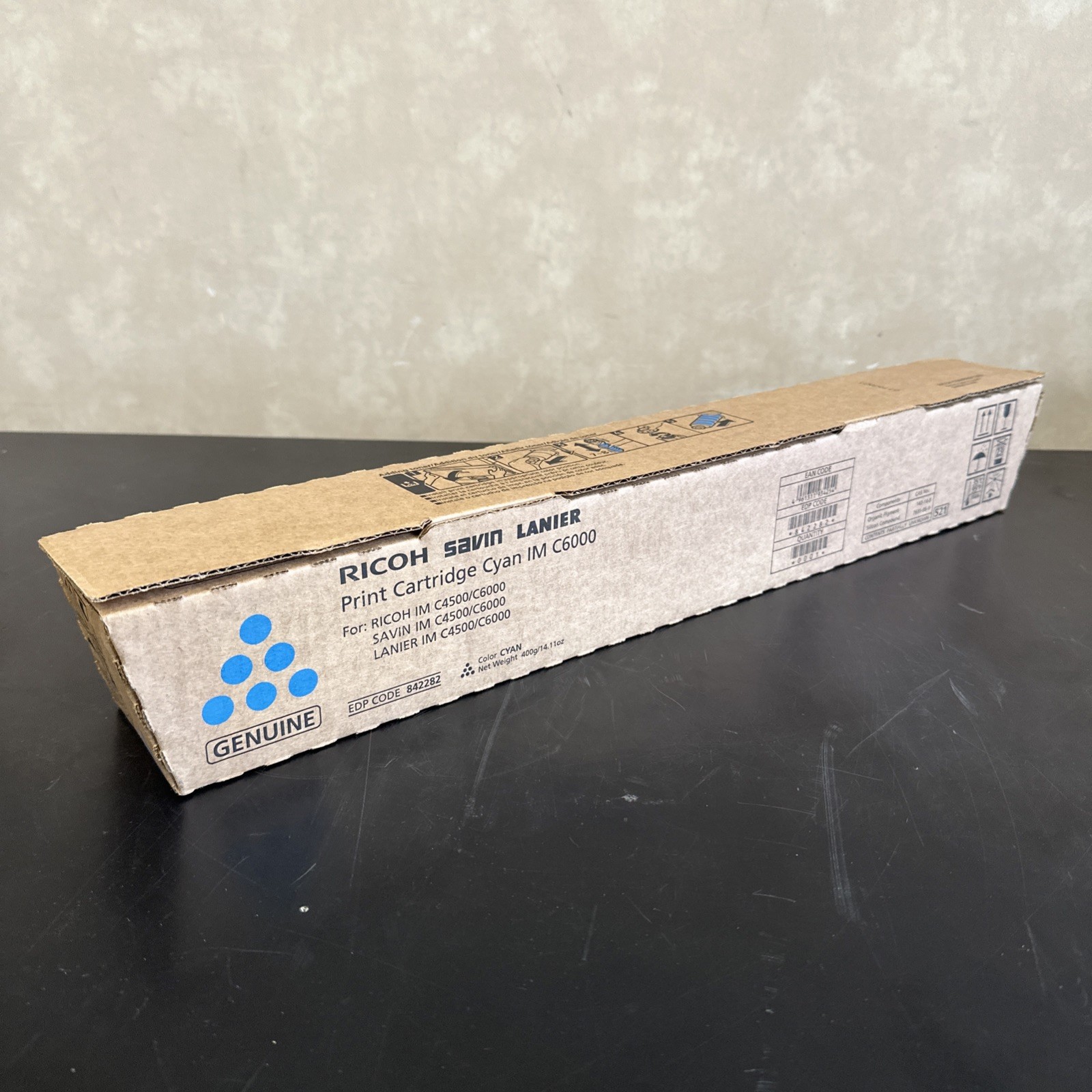 Genuine Ricoh 842282 Cyan Toner Cartridge IM C4500 C6000 - NEW OEM