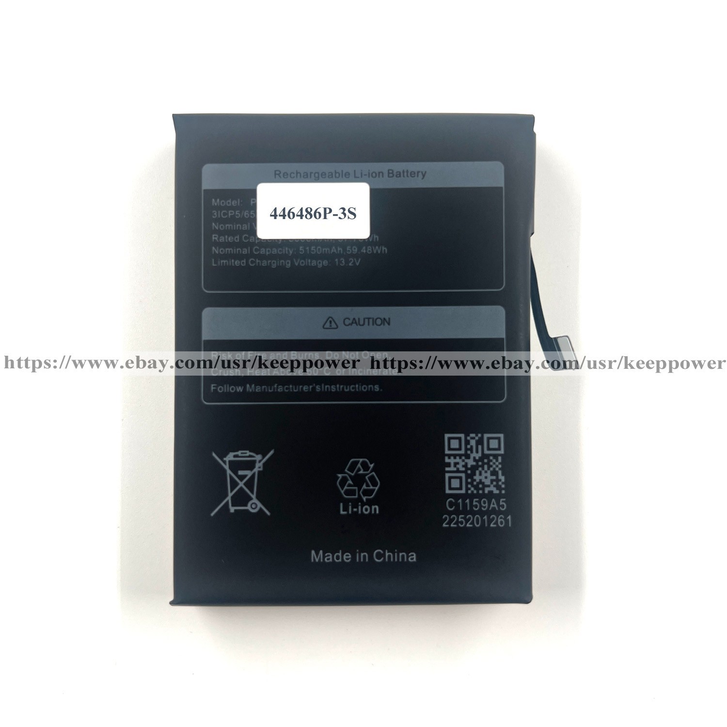 New 446486P-3S Battery For ZOTAC GAMING ZONE Handheld Console