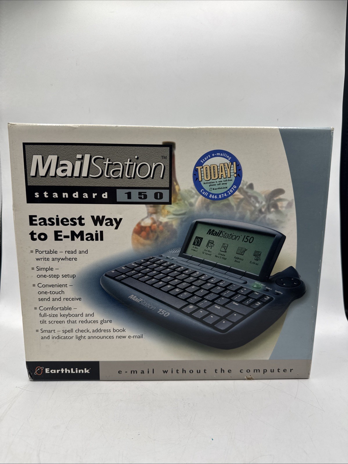 Vintage EarthLink MailStation Standard 150 In Box 90s Email Retro Tech