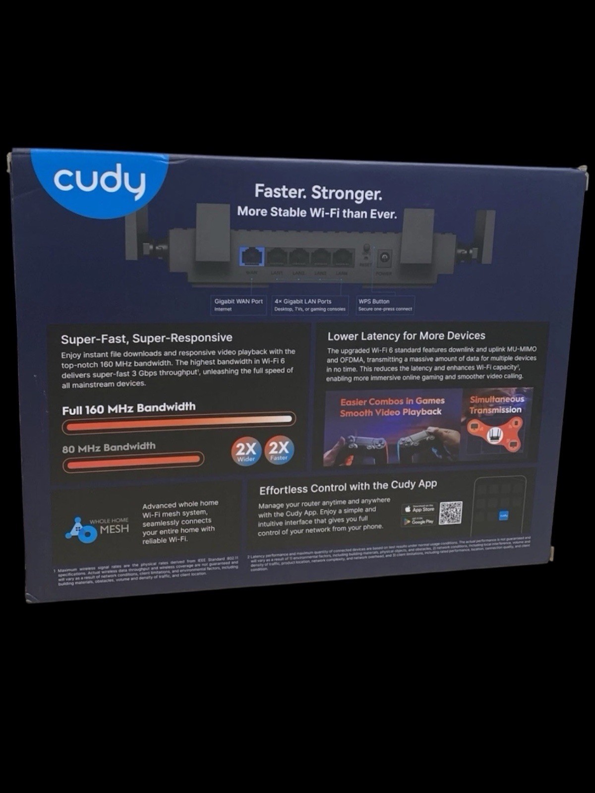 Cudy AX3000 Gigabit Dual Band Wi-Fi 6 Mesh Router