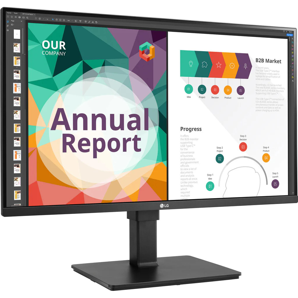 LG 32BR85Q-B 31.5" QHD IPS Monitor USB-C HDR10 Height Adjustable