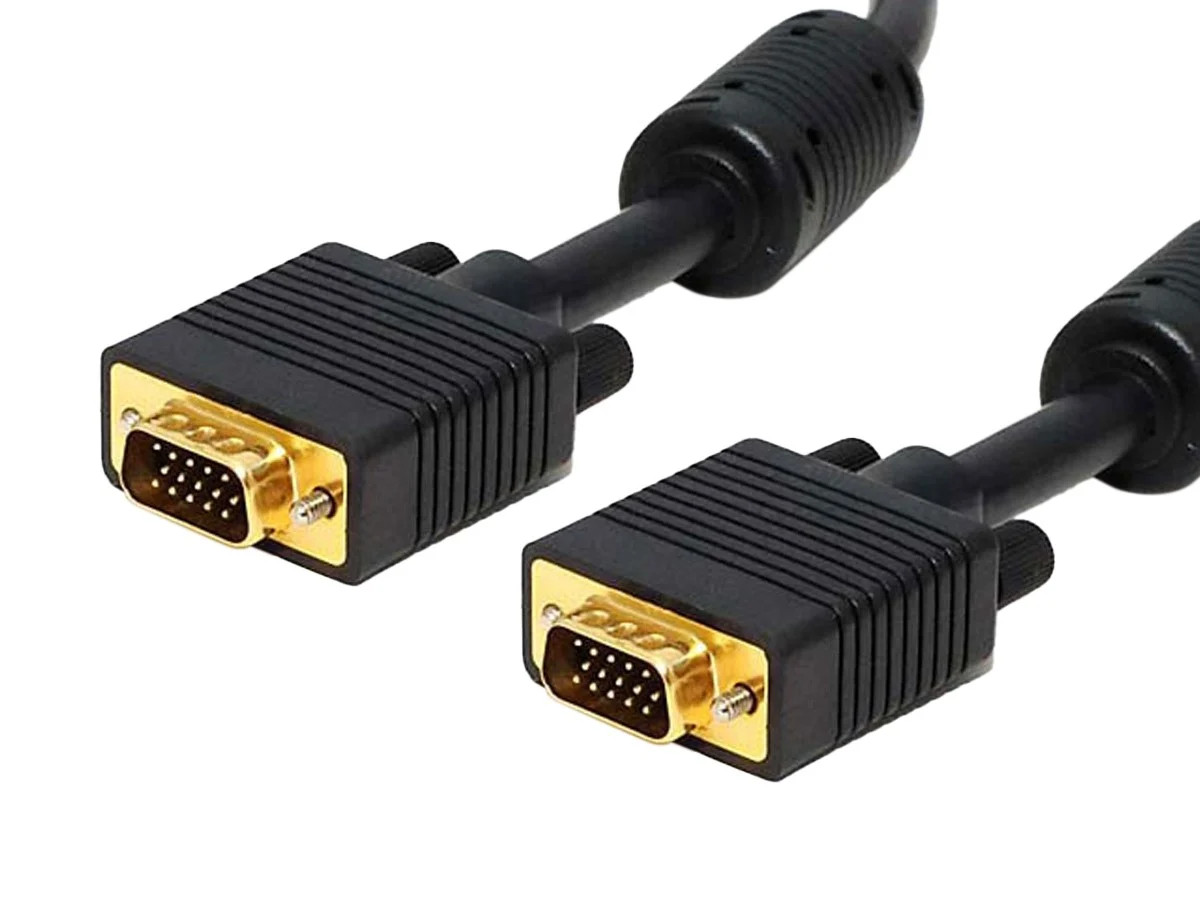 Super VGA M/M Cable - 50 Feet With Ferrites For In-Wall Installation | CL2 Rated
