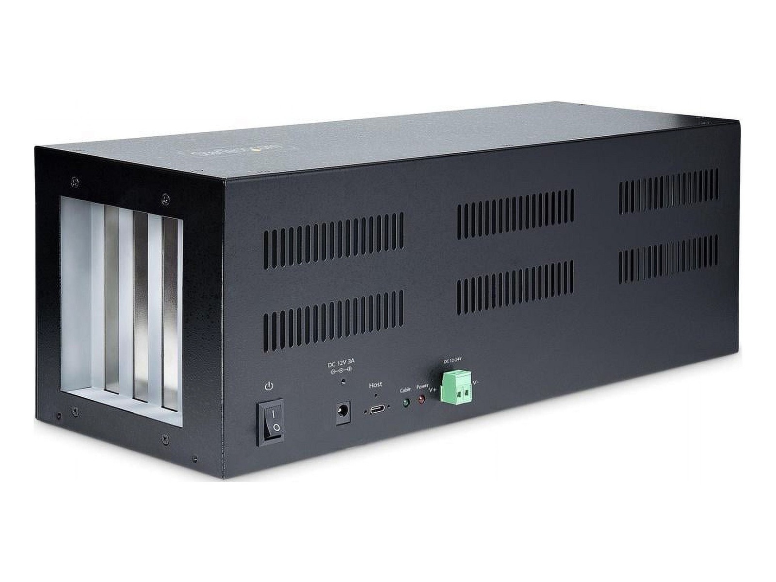 StarTech 4-Slot PCIe Expansion Chassis with PCIe 2.0 x2 Host Card, 10Gbps