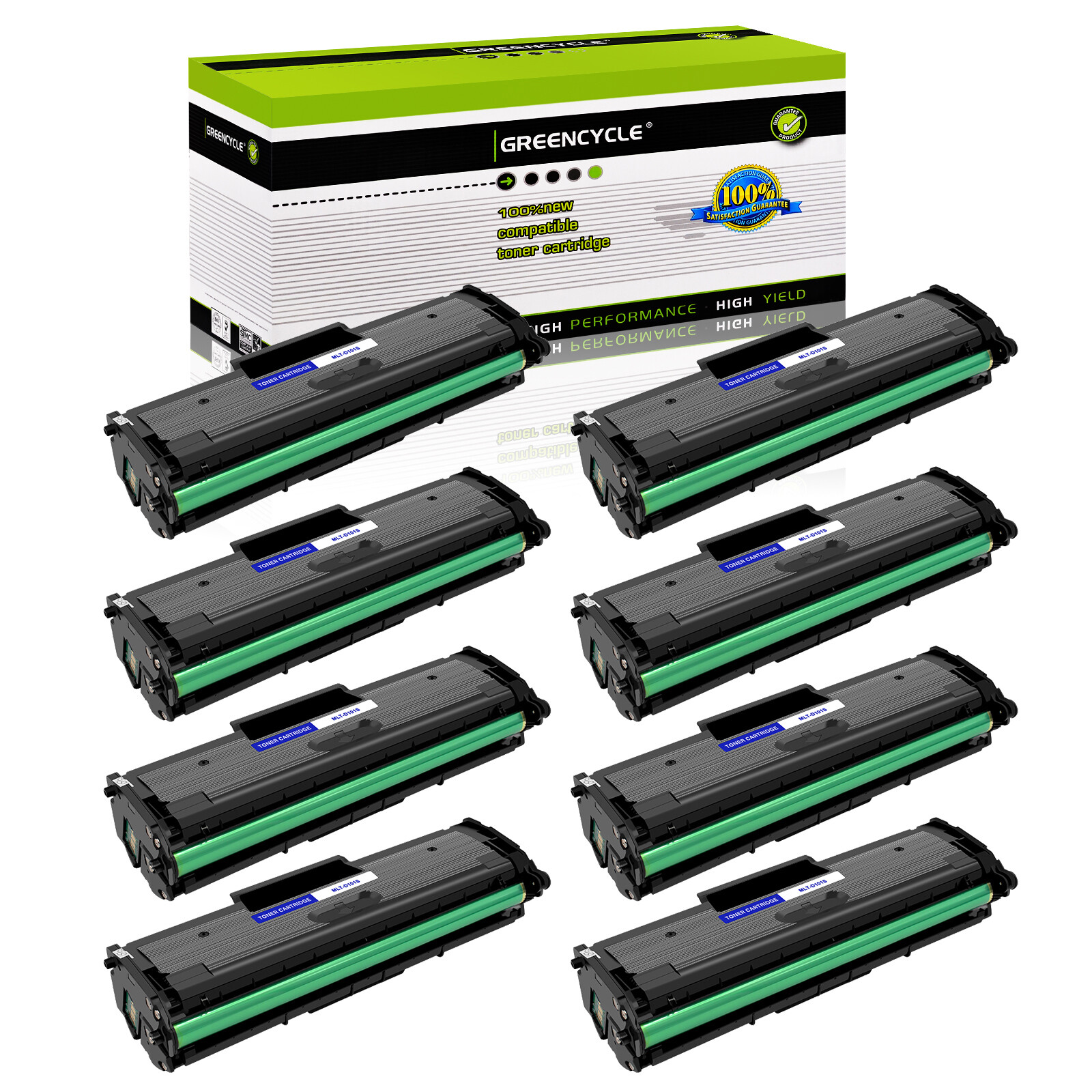 8PK MLT-D101S Toner Fit for Samsung MLTD101S ML-2162 ML-2163 ML-2165 2165W 2166W