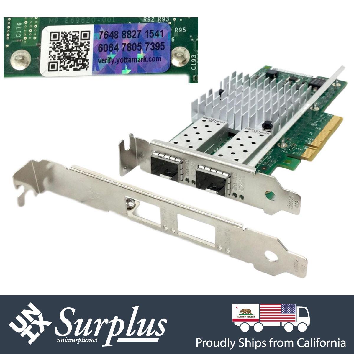 Dual Port X520-DA2 Intel Genuine NIC Bundles