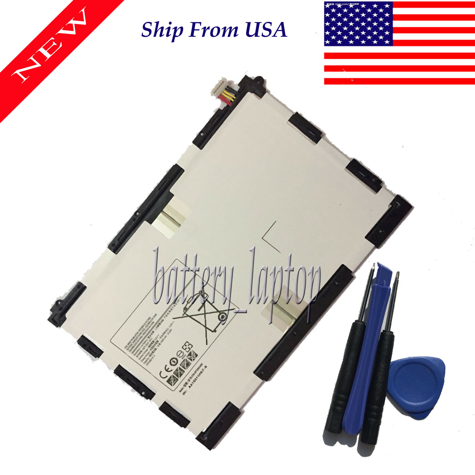 New For SAMSUNG Li-ion Battery EB-BT550ABE 6000mAh 22.8Wh 3.8V with Tools