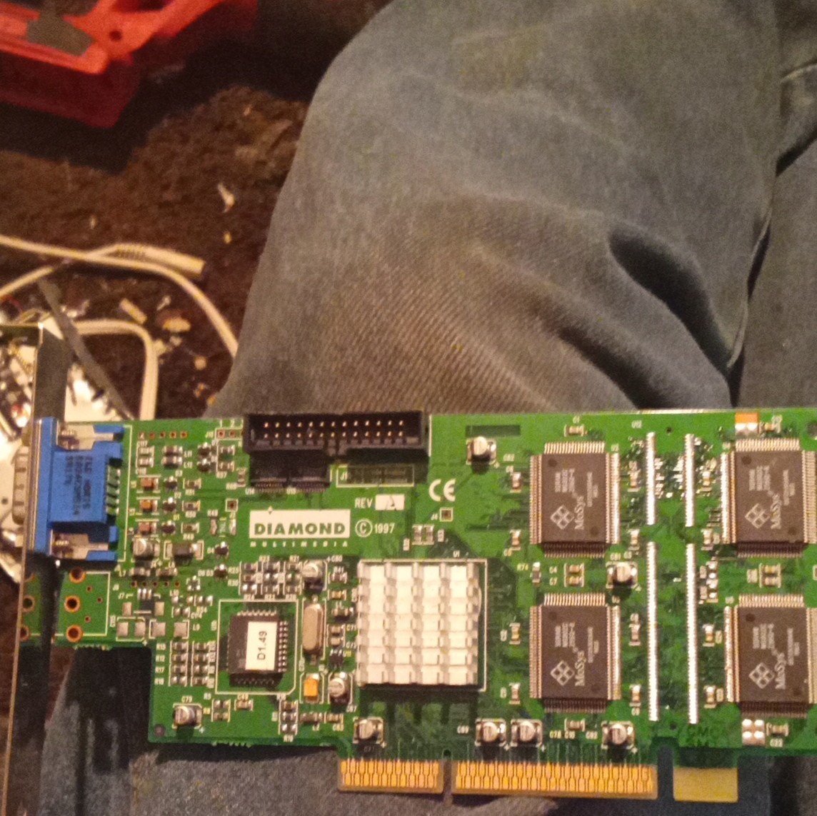 Diamond Fire GL 1000 1K PRO 8 MB AGP Video Card VGA & Driver CD - Tested 05