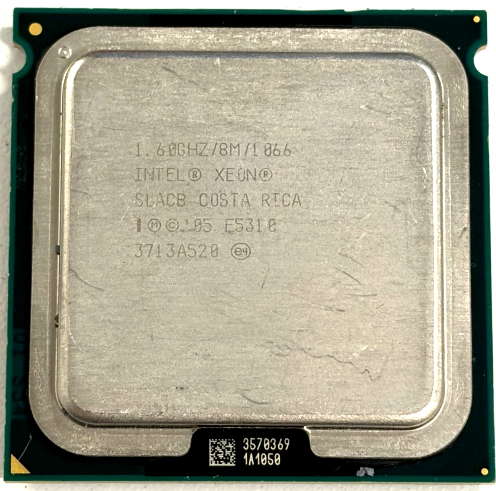 Intel Xeon E5310 1.60GHz SLACB Quad-Core CPU - Tested Working