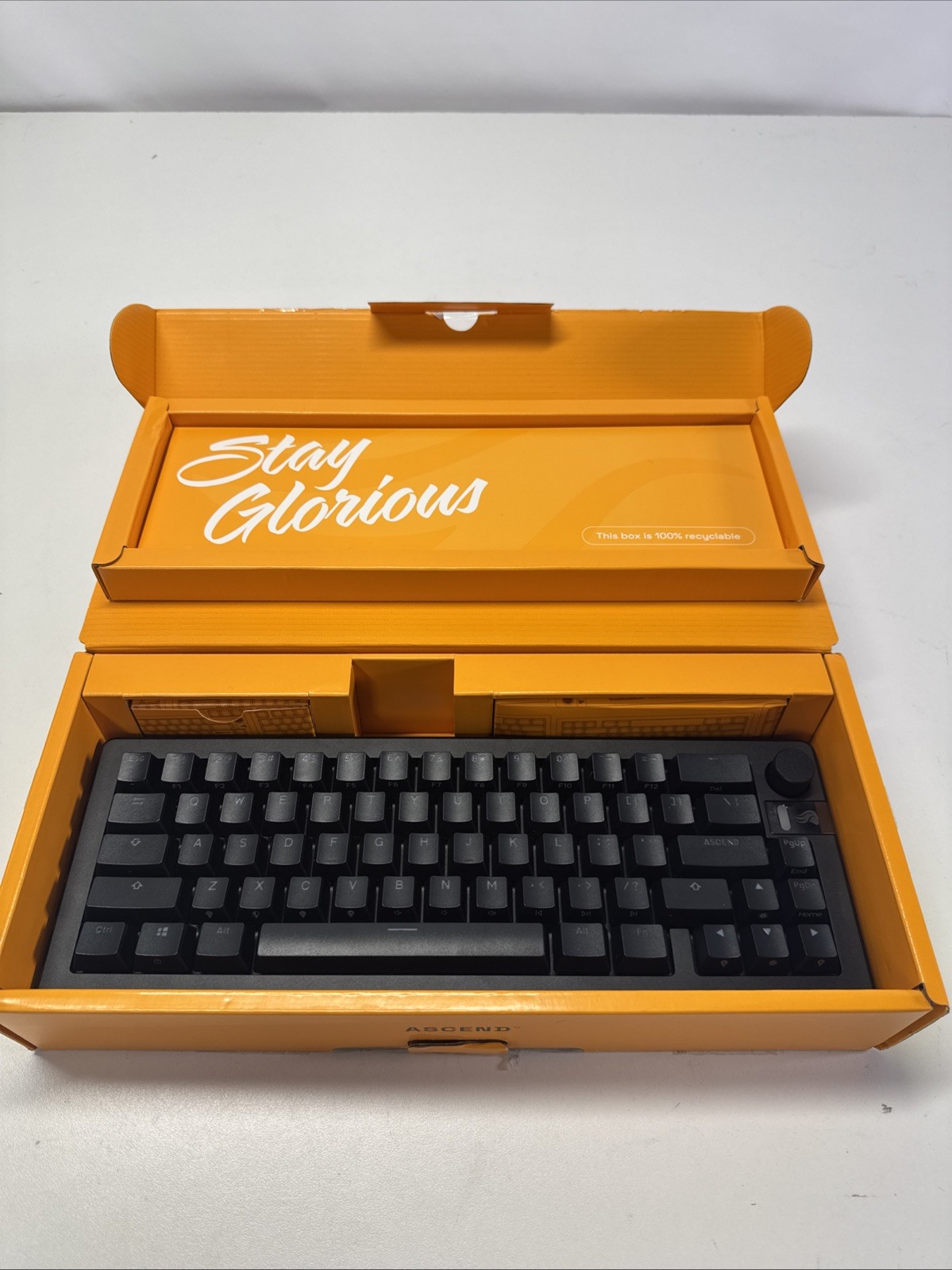 GLORIOUS Gaming - GMMK 3 PRO: Custom Mechanical Keyboard, 65% Compact Keyboard