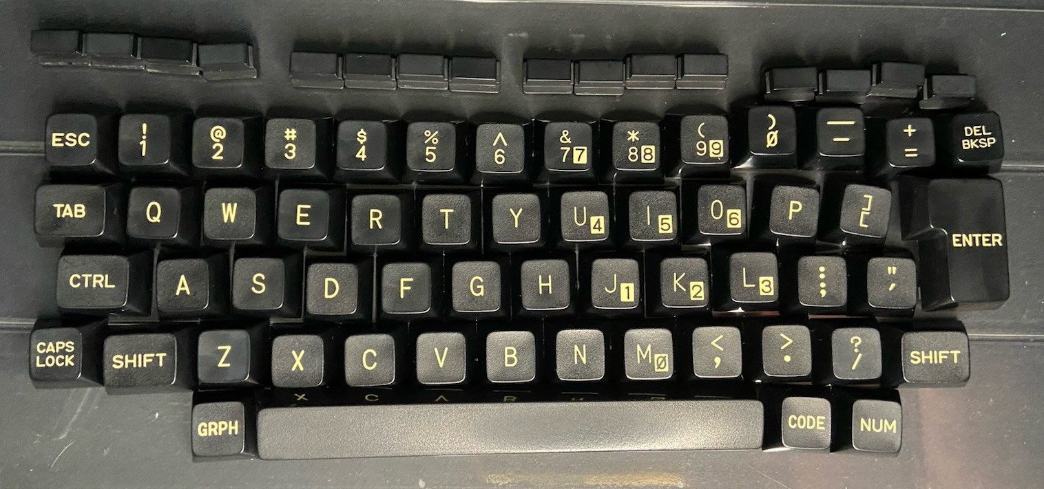 Tandy 102 Portable Computer Keycaps
