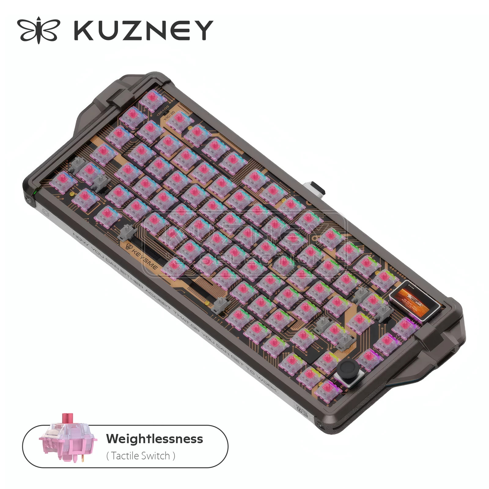 KeysMe Mars 03 Keypad Custom Keyboard 75% Layout Aluminum Case NO keycaps